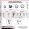 Service Caster 3.5 Inch Blue Polyurethane Swivel 3/8 Inch Threaded Stem Caster Brake SCC, 2PK TS20S3514-PPUB-BLUE-TLB-381615-2-S-2 - alternate 2